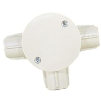 Tdus T dus pas pipa counduit listrik cocok untuk pipa boss clipsal legrand Putih 20 MM Cabang 3