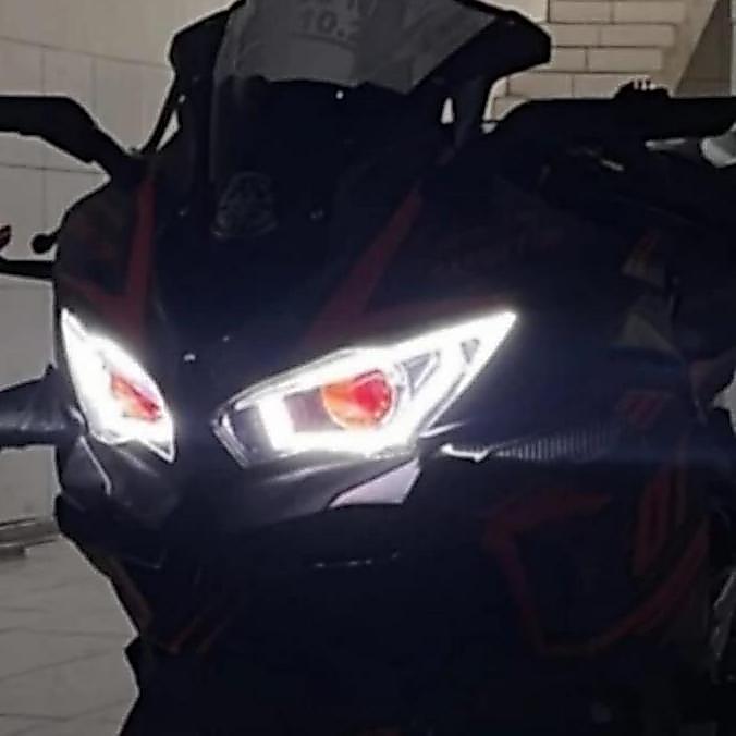 Lampu depan led + projie Zx25r Zx 25rr / Headlamp JPA Zx25rr Zx 25r