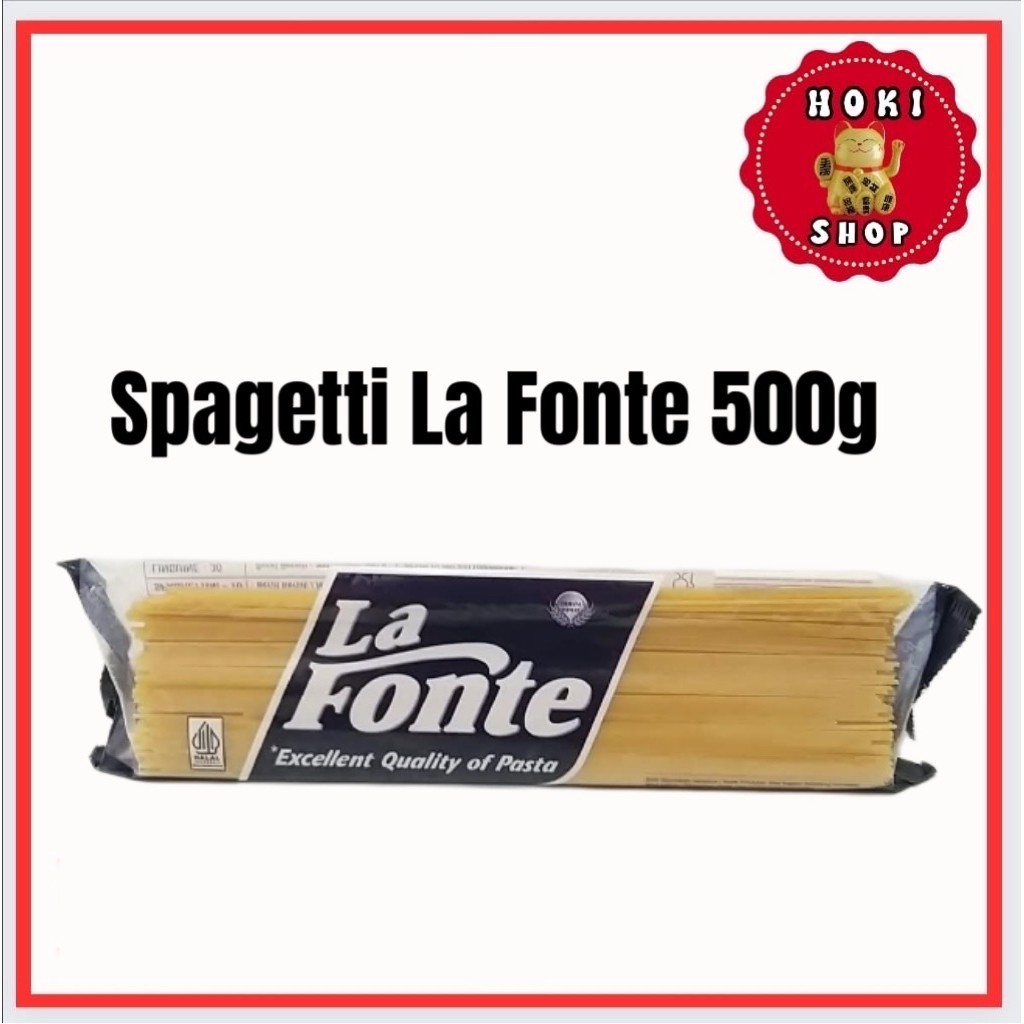 LA Fonte Spaghetti 500g / La Fonte Spagetti 500g / La fonte Spagheti / Lafonte 500g