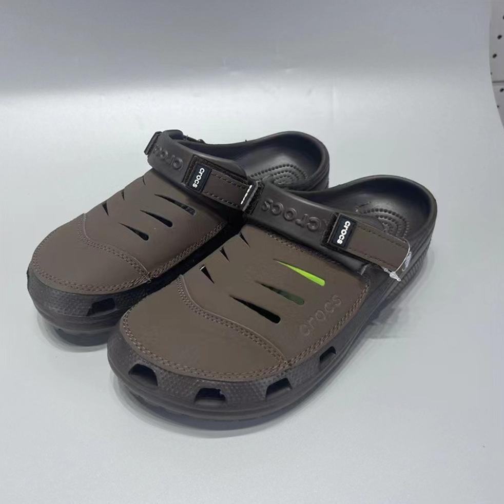 promo sandal cross  pria  leather sandal kodok pria yukon cross sandal slip on pria