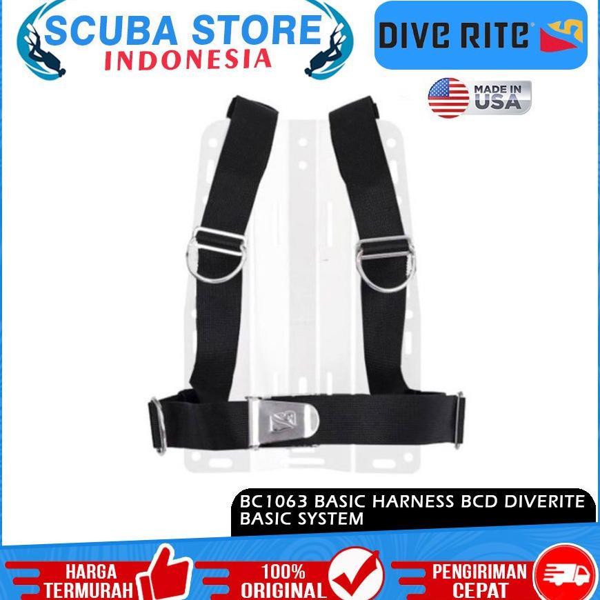BC1063 Basic Harness BCD Diverite Basic System Dive Rite Accessories Jacket Scuba Diving Aksesoris J
