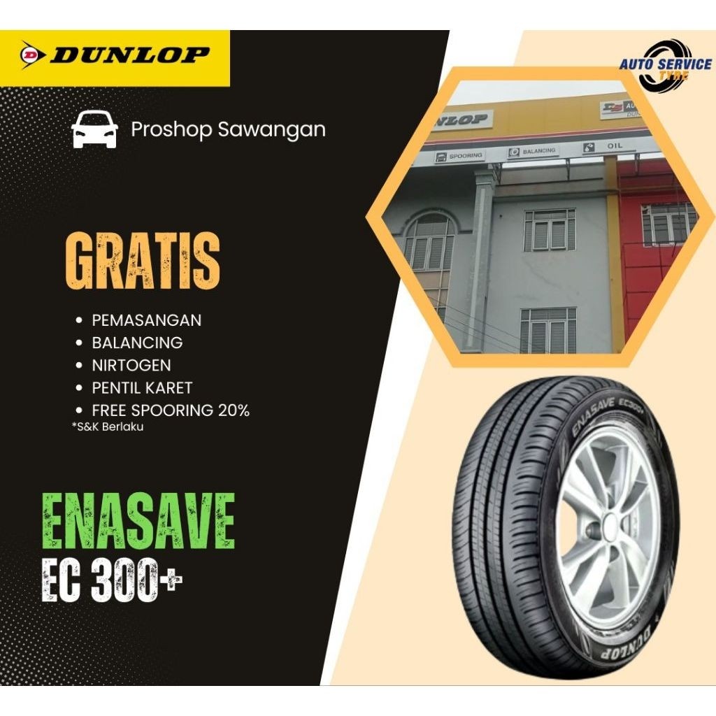 DUNLOP ENASAVE EC300 185/65 R15, 215/60 R17, 195/60 R16, 185/70 R14, 175/65 R14, 205/55 R17