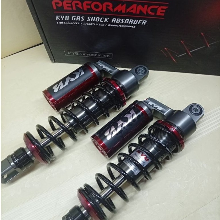 SHOCK BELAKANG + TABUNG AEROX / NMAX 155 KYB ZETO GREY BLACK