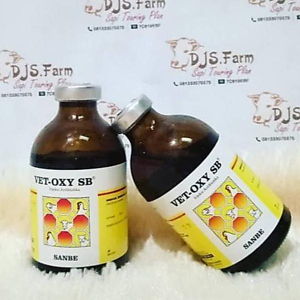 VET-OXY SB 100 ML OBAT ANTIBIOTIK DAN ANTI INFEKSI PADA HEWAN SAPI