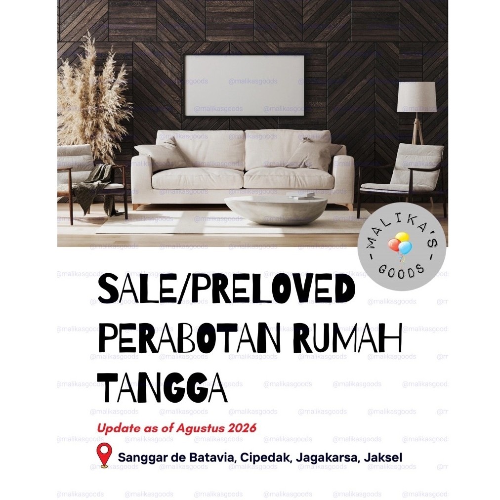 [PRELOVED PERABOT] Lemari Meja Makan Kursi Kantor AC Dehumidifier PVC Playmat Juicer Philips Vacuum