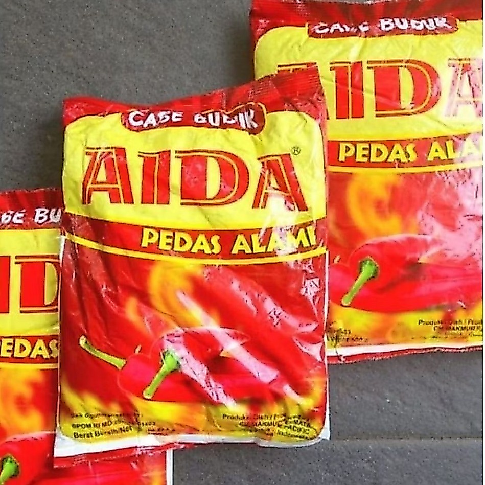 Aida | Cabe bubuk | Cabe bubuk Aida 100 % Cabe asli