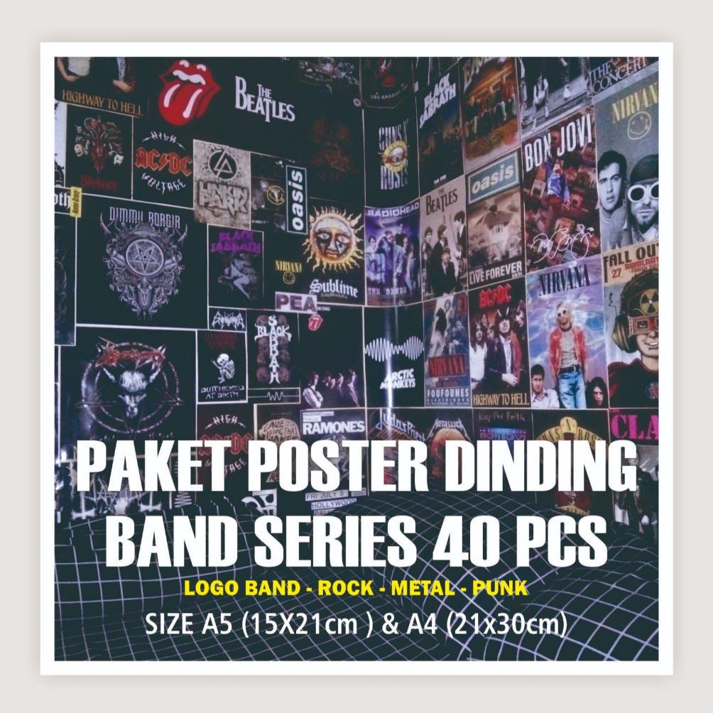 Poster Dinding Aesthetic | Poster Band Series