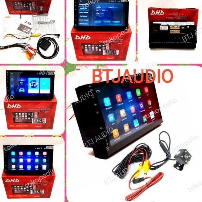 Wexx- Head Unit Tape Tv Mobil Double Din Android Dhd Layar 7 Inch + Kamera