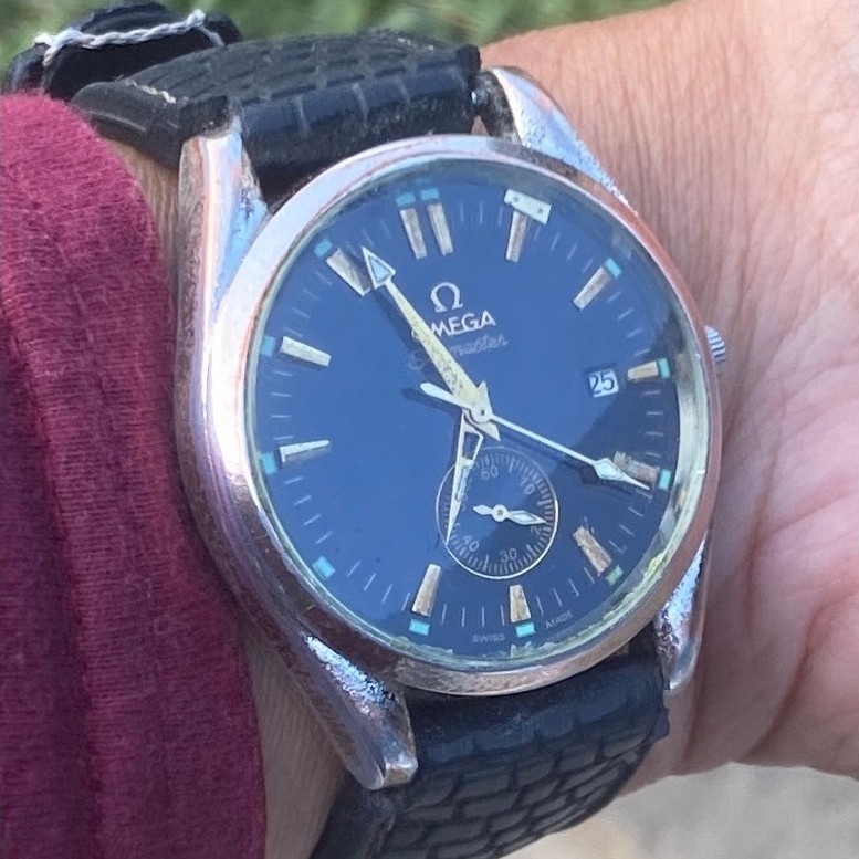 OMEGA Seamaster De Ville Automatic Vintage 40mm Lug 20mm Dial Hitam Gold