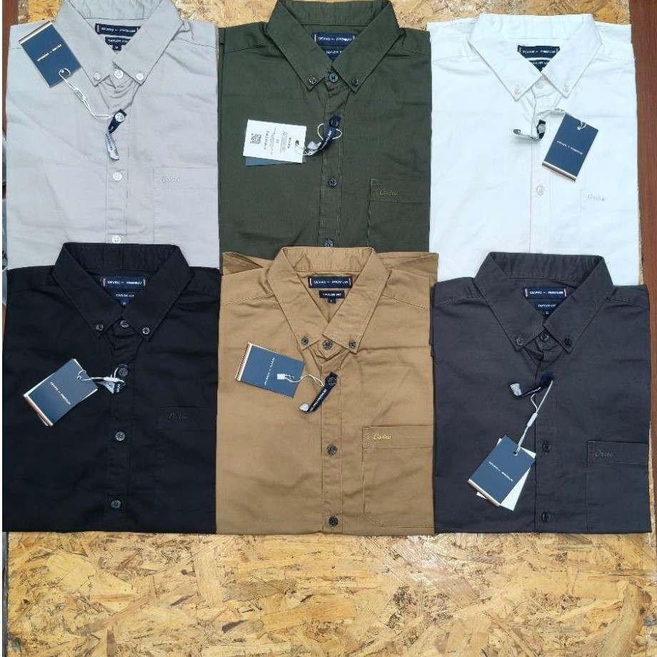 Kemeja Pendek CEVIRO polos original ceviro