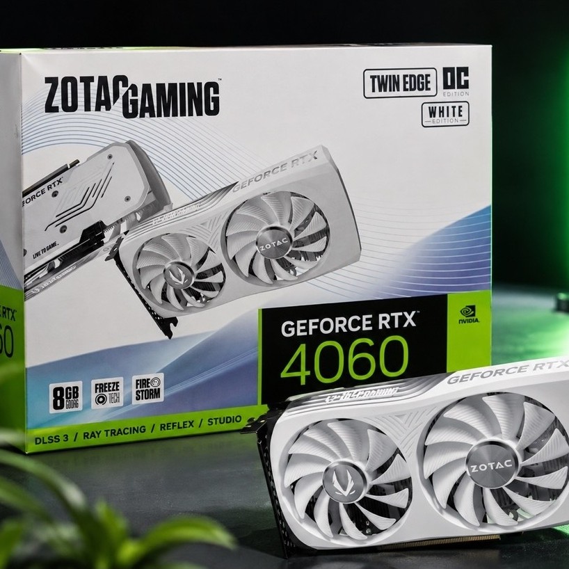 ZOTAC GAMING GeForce RTX 4060 8GB Twin Edge OC White Edition / RTX 4060