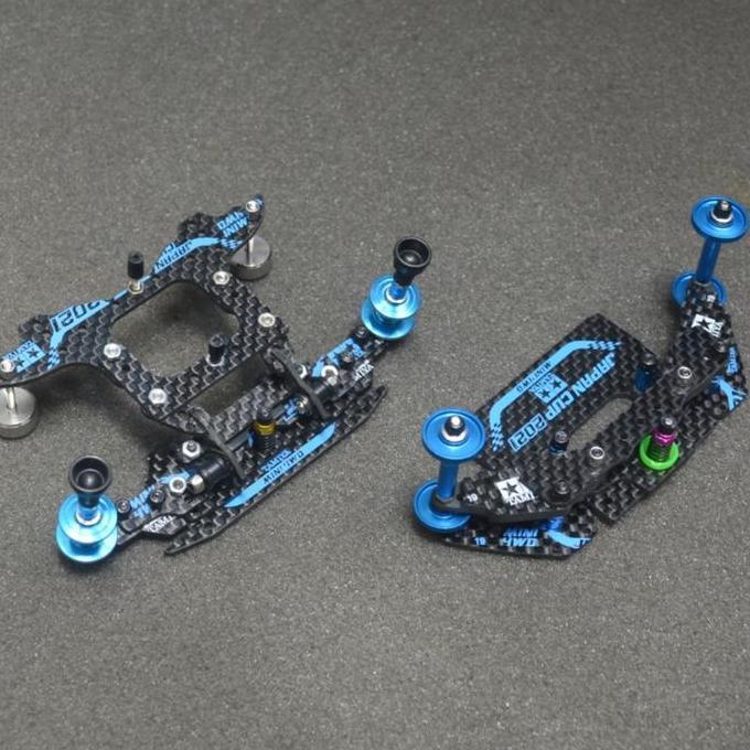 bumper set RTR at pivot sistem dan anchor wallet / Tamiya open class / Tamiya sto 50