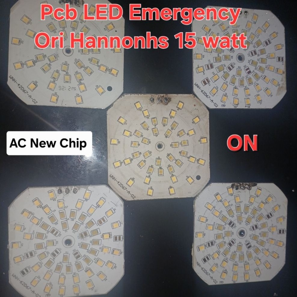PCB Led / Driver Emergency Ori Hannonhs 15 wat, Bekas berkualitas .