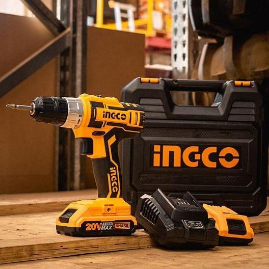 DAMELOPO INGCO CDLI200215 / CDLI20024 MESIN BOR CORDLESS 20V INDUSTRIAL (10 mm)