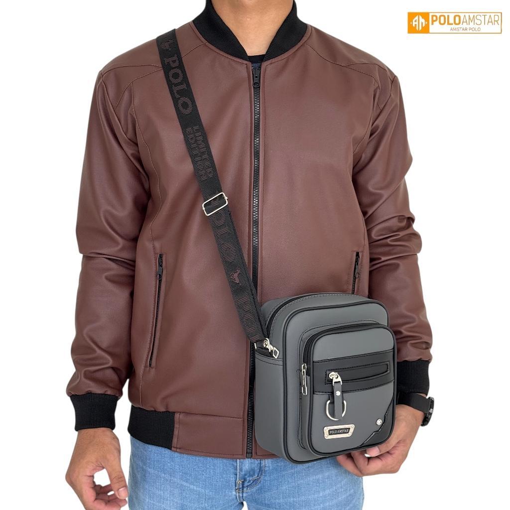 Tas Selempang Pria Wanita Waterproof Polo Amstar Slingbag Tas Pria Polo Amstar
