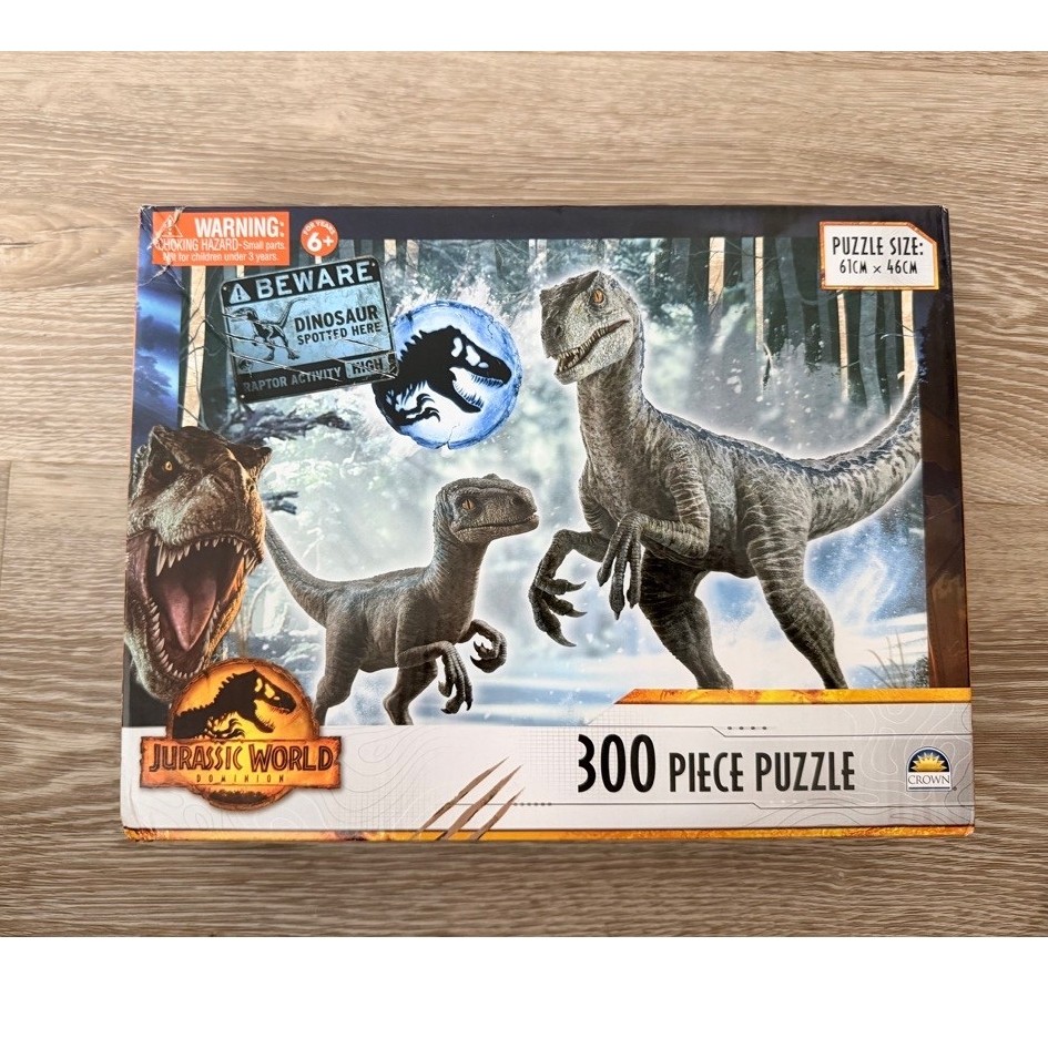 Preloved Jurassic Park Original  Puzzle 300pcs