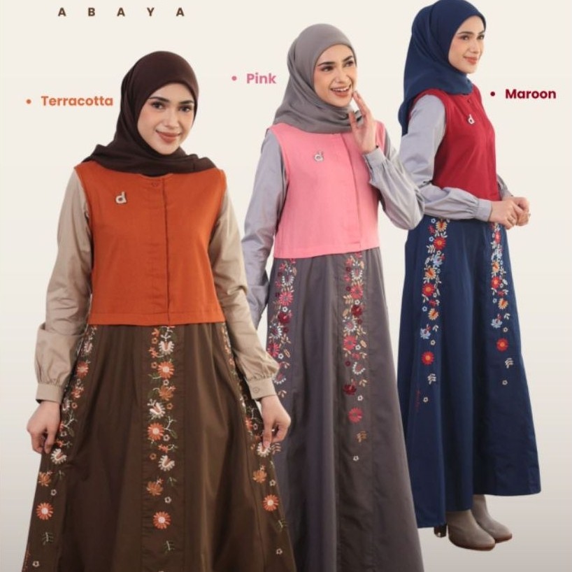 gamis dannis d'Keisya terbaru/gamis wanita dewasa by dannis collection/dannis collection