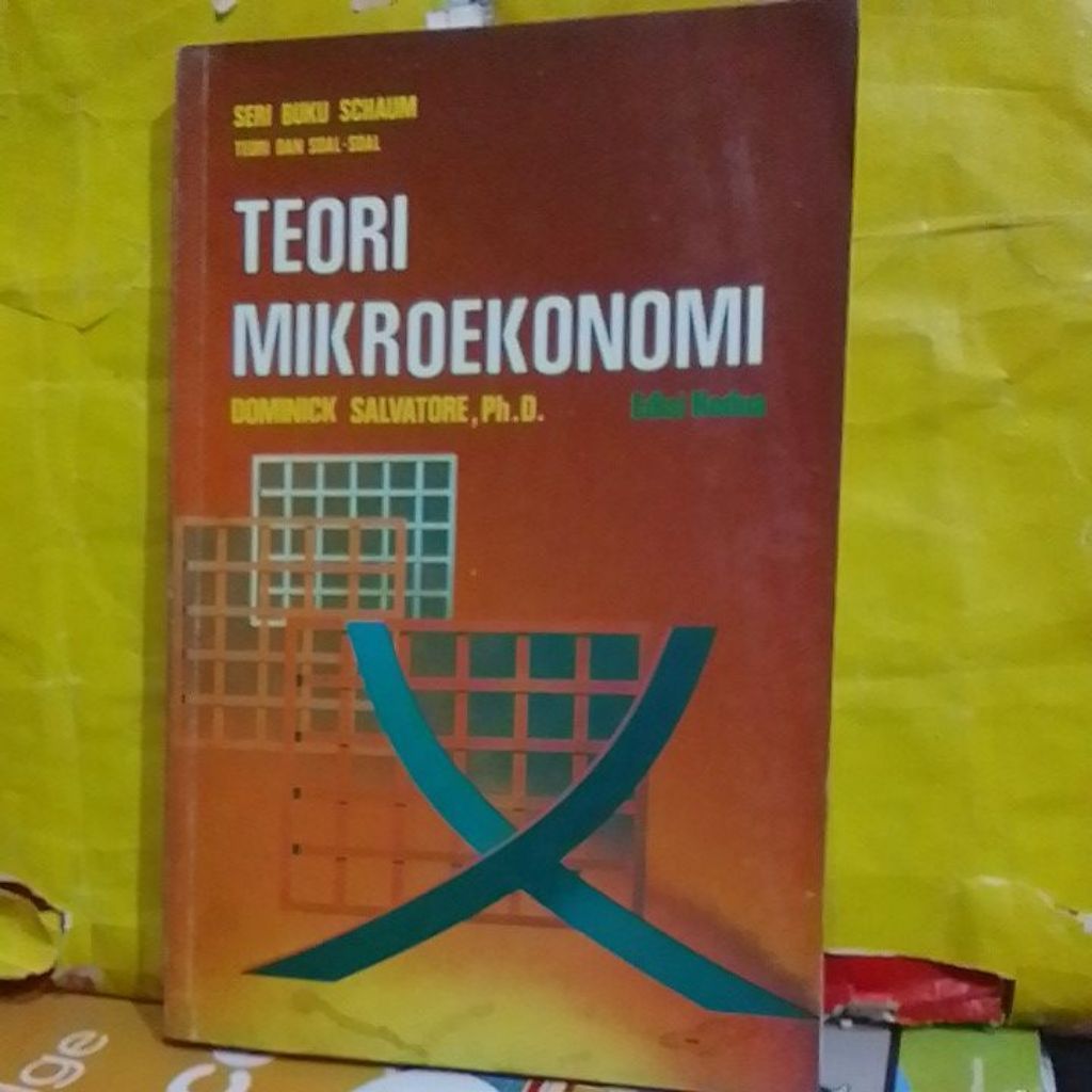 buku original teori mikroekonomi ( seri buku schaum )