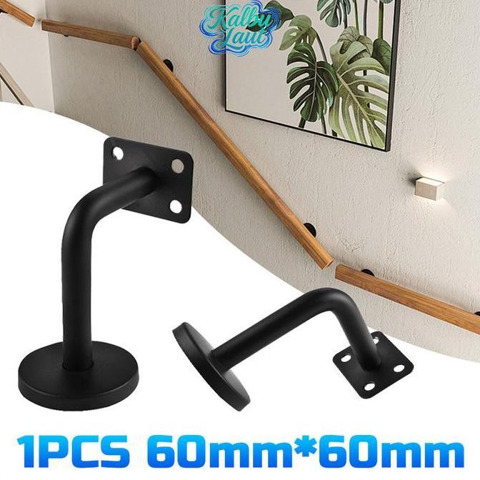 EZVECHE Bracket Handrail Siku Tembok Stainless Steel Penyangga Railing Tangga Kaca Bracket Sambungan
