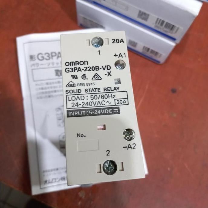 SOLID STATE RELAY/SSR G3PA-220B-VD-X 20A OMRON KHUSUS