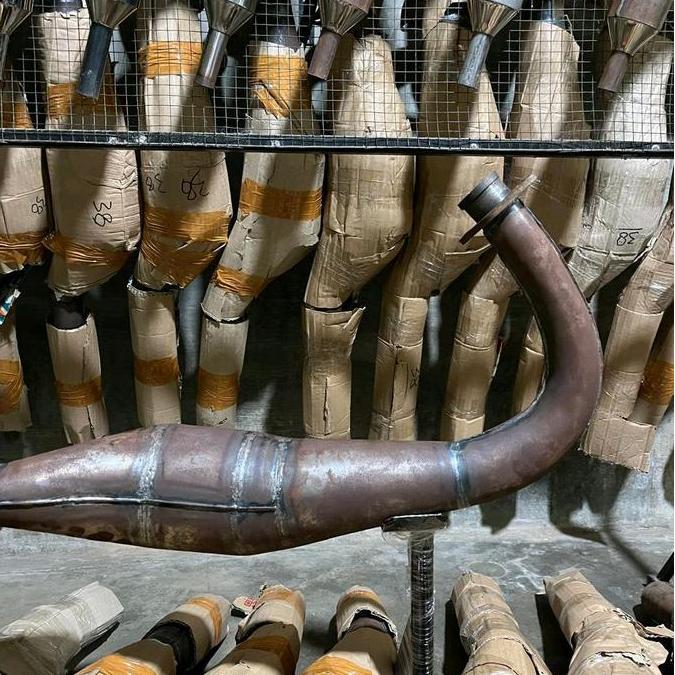 kenalpot kolong karat Slenser Naik Lambung 38 Full Liaran