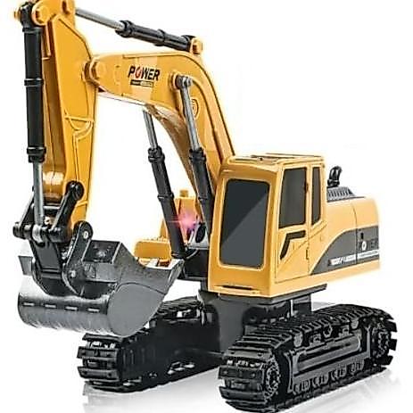 Rc maximum horsepower metal construction mainan mobil remote control excavator RC excavator metal sh