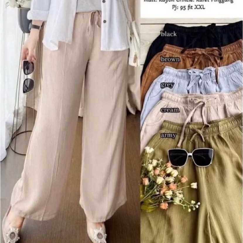 Lona pants celana Lona import celana kulot