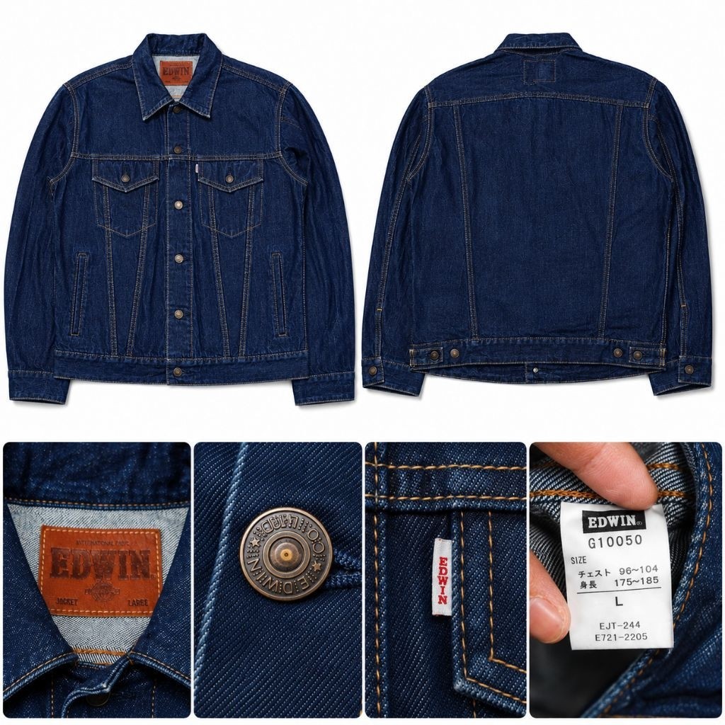 Jaket denim edwin second