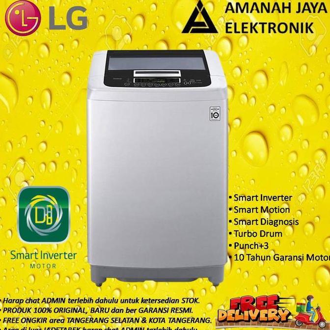 Allthebest- LG T2107VSPCK | MESIN CUCI LG TOP LOADING 7 KG | T2107 | VSPCK