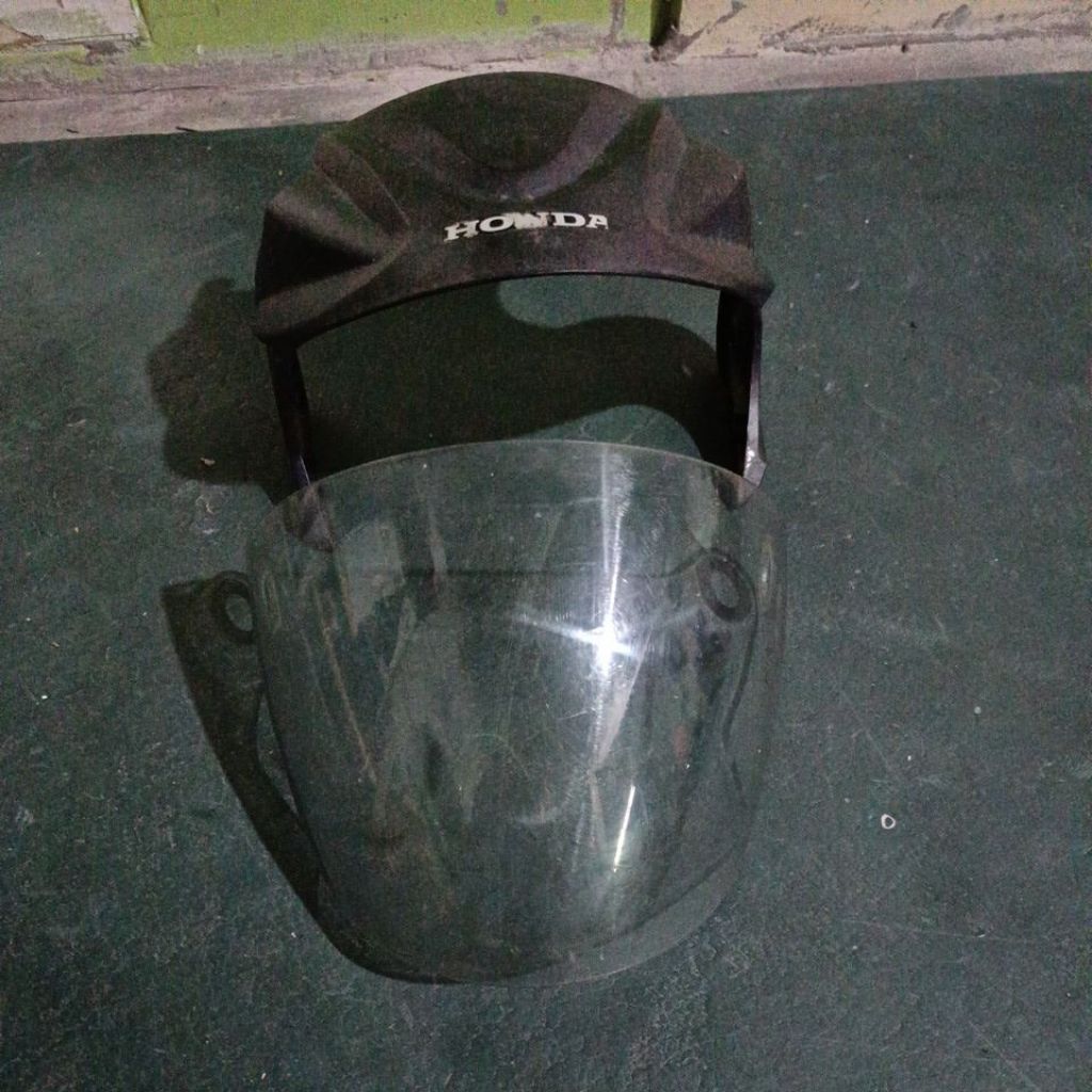 Topi & kaca helm honda hjm-1 second original
