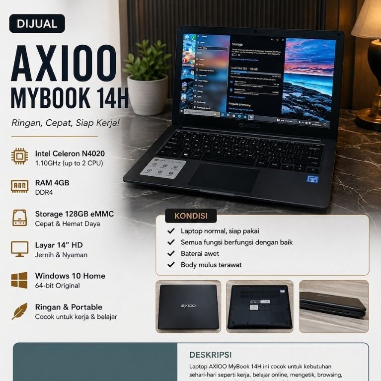 Axioo MyBook 14 H Laptop