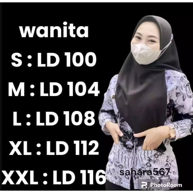 PREMIUM BAJU PGRI WANITA DAN PRIA TERBARU 2025 LAPIS FURING