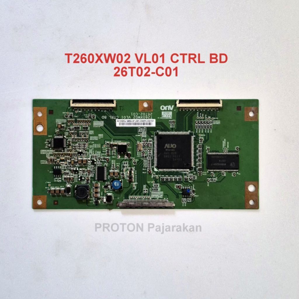 Tikon layar TV Samsung LA26A450 LA26A450C1 LA26A450C1XXD Tcon Display T260XW02 VL01 CTRL BD 26T02-C0