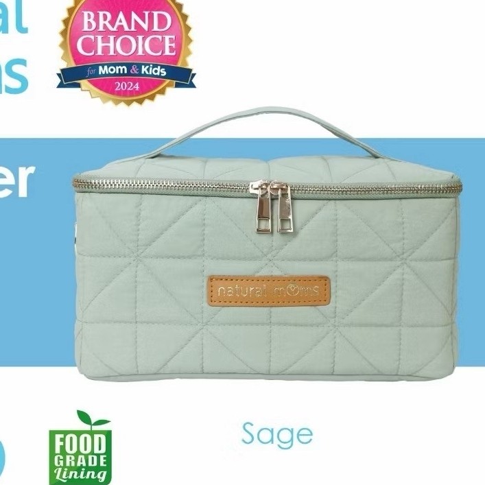 PRELOVED COOLER BAG - NATURAL MOMS
