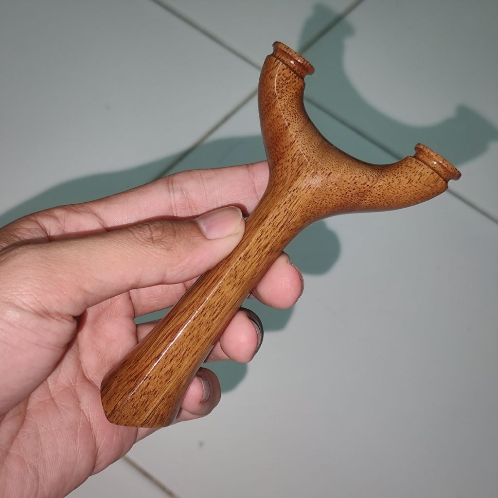 Slingshot/ketapel Kayu Ulin (kayu besi) Handmade