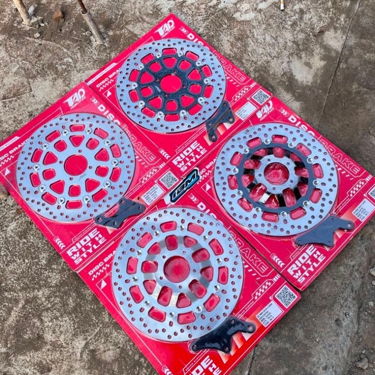 DISC PIRINGAN CAKRAM MODEL DUCATI EVO TAD RACING LEBAR 300MM SUPRA JUPITER,PIRINGAN CAKRAM DEPAN LEB