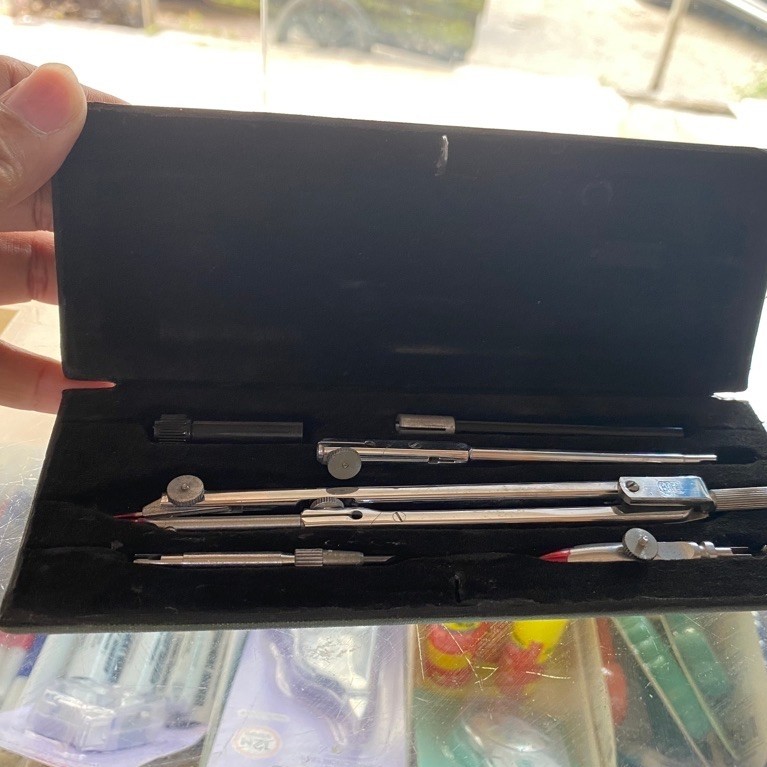 Jangka Set Bofa D406 Stainless Steel Presisi Tinggi