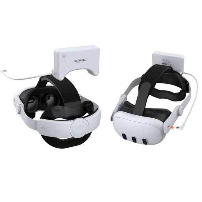 Allthebest- DOBE Headset VR Battery / Headstrap for Meta Quest 3/3S VR / Strap kepala untuk VR Meta 