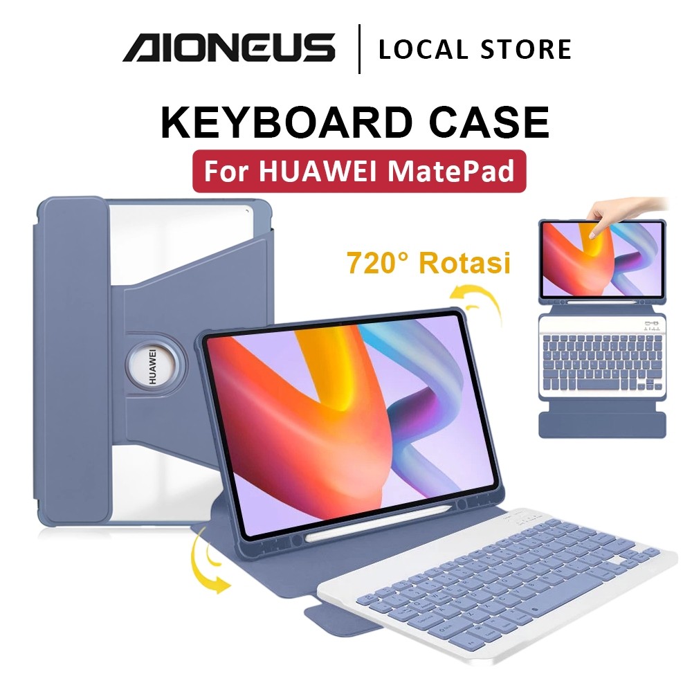 Magnetic Case Huawei MatePad 11.5" MatePad SE 11" 2026 720Rotation Case Huawei MatePad 11.5 with Key