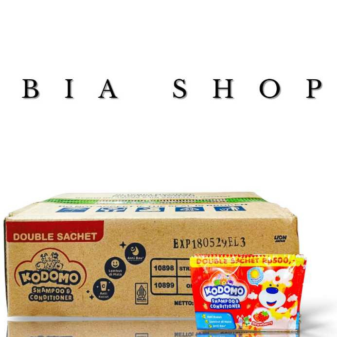[DUS] Kodomo Shampoo sachet Isi 120pcs