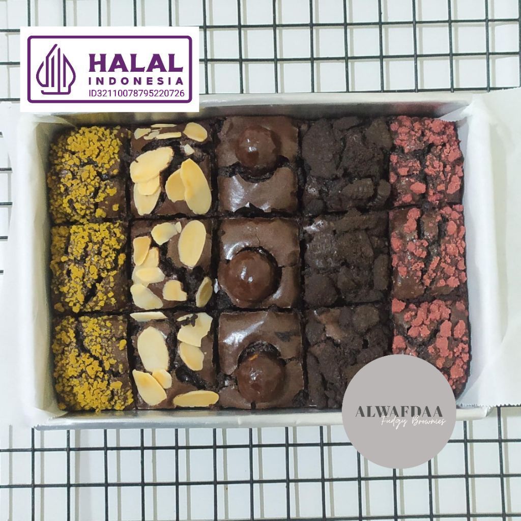 Fudgy Brownies 15x10 | Sertifikat Halal