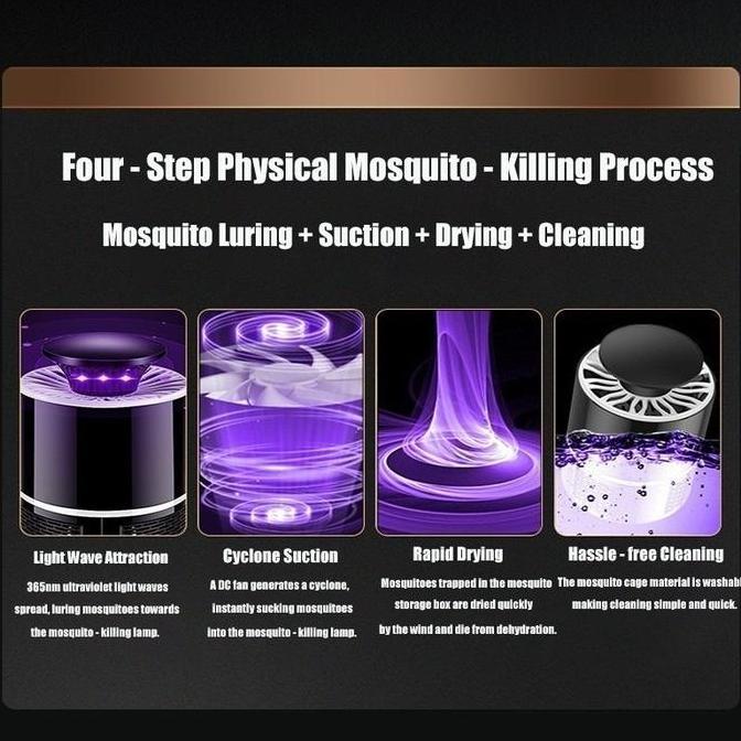 Lampu Pembunuh Nyamuk/Lampu Nyamuk Ultraviolet Insect Killer/USB Tanpa Radiasi Pembasmi Nyamuk/Alat 