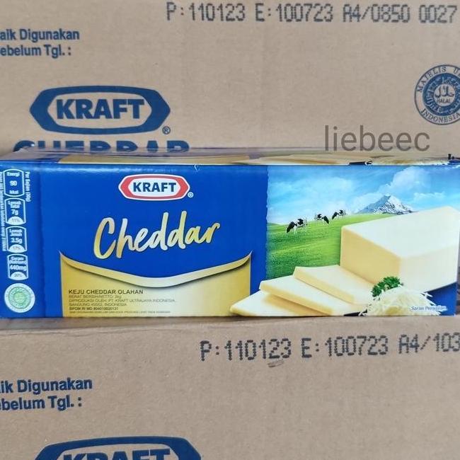Kraft Cheddar Keju Kraft Cheddar 2Kg