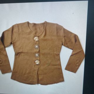 Cardigan Rajut Crop Wanita - Bahan Premium, Nyaman Dipakai, Desain Stylish