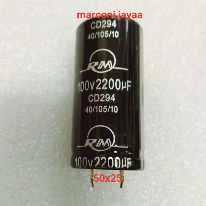 KAPASITOR 2200UF 100V "RM" PROMO