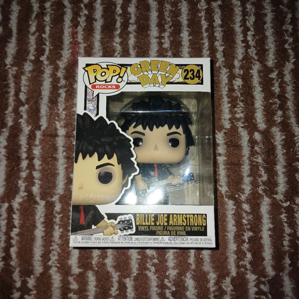 (prelov) Funko Pop Rocks Green Day Billie Joe Armstrong #234
