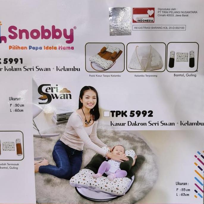 Kasur lipat bayi snobby TPK 5992 ,TPK 6291 kasur lipat bayi Dakron+kelambu