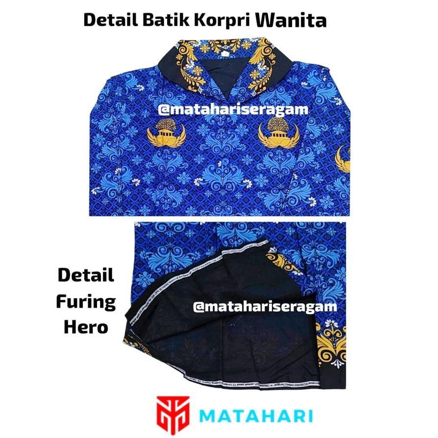 Matahari Seragam / Baju Korpri Furing Hero / Batik Korpri / Seragam Korpri