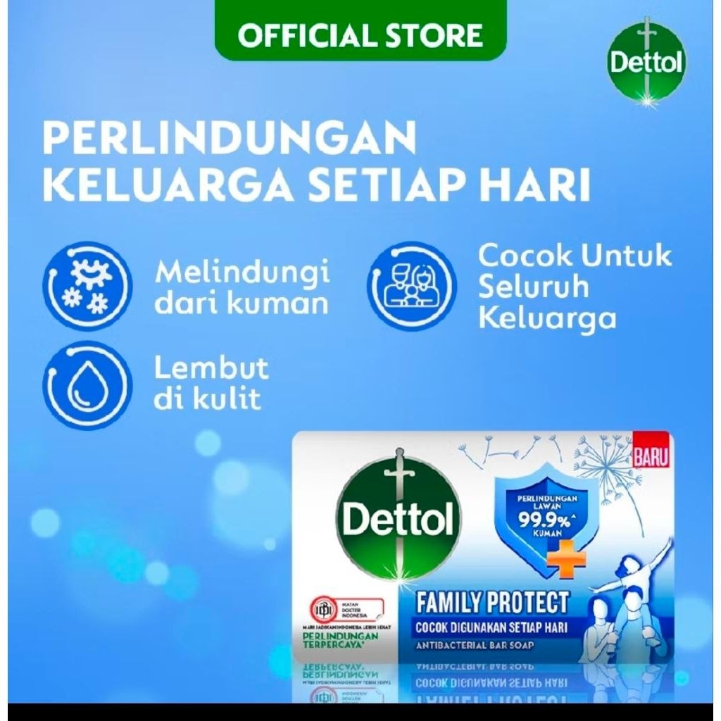 sabun mandi dettol batang 100 grm sabun mandi antibakterial dettol