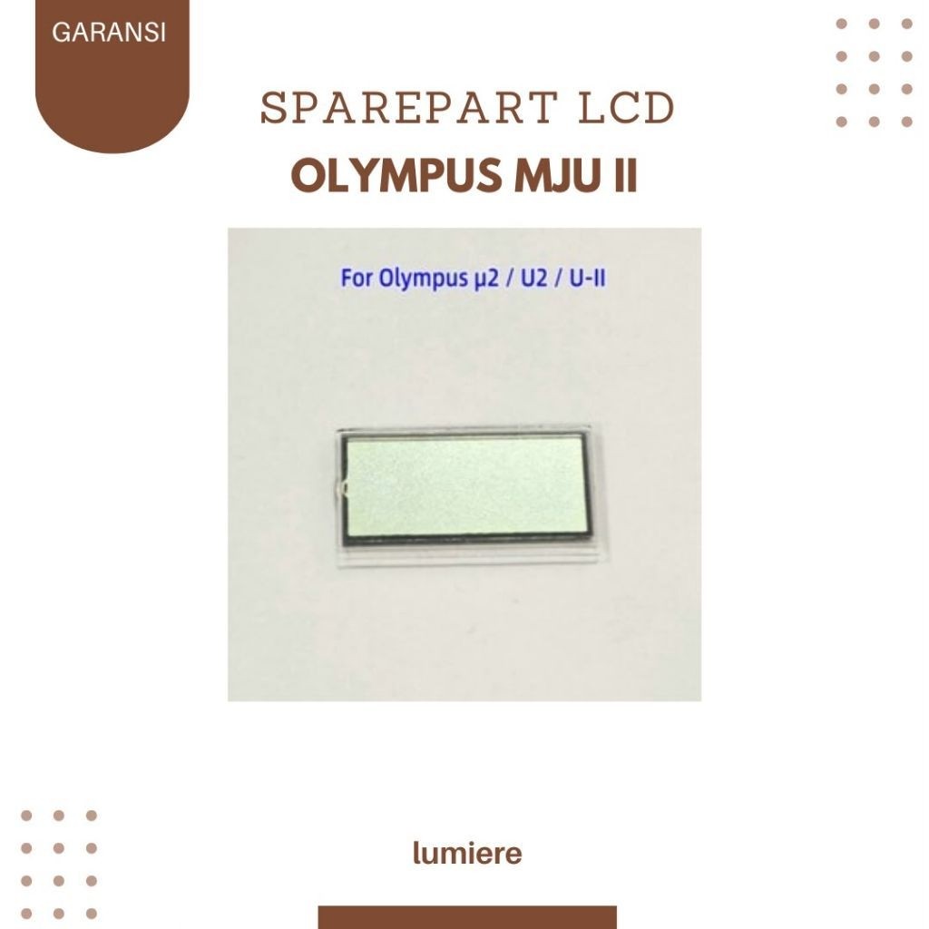 sparepart lcd olympus mju ii new
